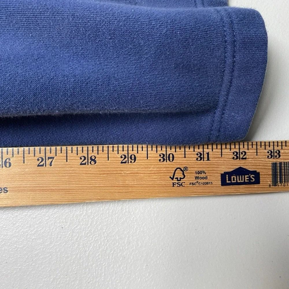 Y2K Nike Sweatpants XL (36x32) Baggy Wide Leg Faded Blue